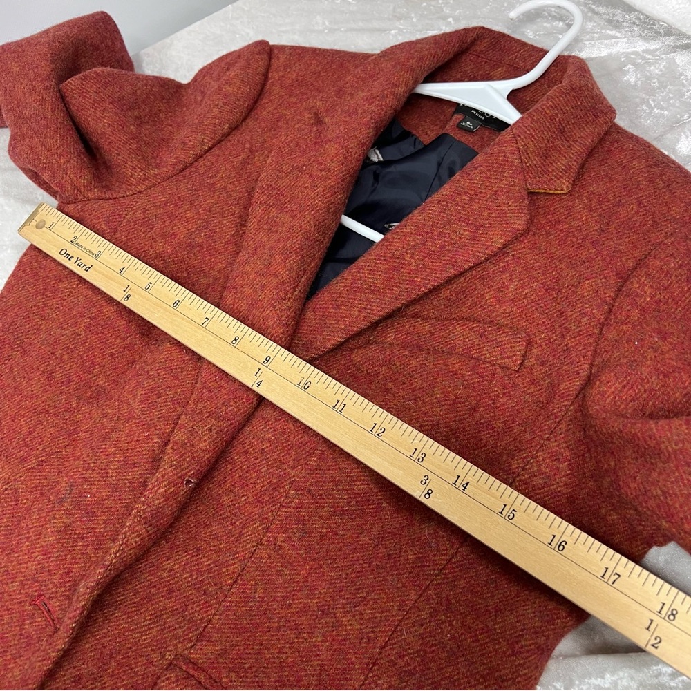 Talbots Rust Tweed Blazer Jacket - Picture 9 of 16